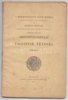 A Szent István Társulat tagjainak névsora 1898-ban 82p.