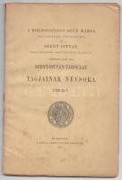 A Szent István Társulat tagjainak névsora 1898-ban 82p.