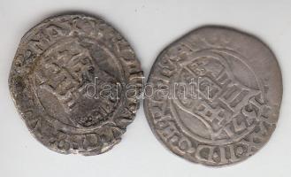 1571KB/1575KB Denár Ag "Miksa" (2x) T:2-,3
Huszár 992., Unger II 766.a