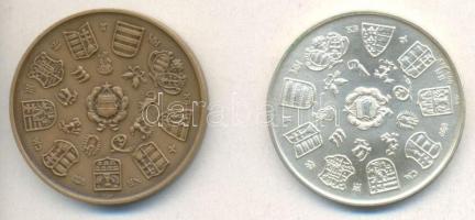 Csúcs Viktória (1934-) 1979. "MÉE - Szent István dénár" Br emlékérem (34.74g/0.800/42,5mm)...