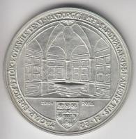 Kelemen Kristóf (1922-2001) 1981. "MÉE XI. Vándorgyűlése - Sárospatak / Perényi Péter - Lórántffy Zsuzsanna" Ag emlékérem (34.59g/0.640/42.5mm) T:1