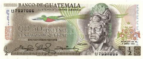 Guatemala 1981. 1/2Q + Venezuela 2007. 5B + 10B T:I Guatemala 1981. 1/2 Quetzal + Venezuela 2007. 5 Bolivares + 10 Bolivares C:Unc
