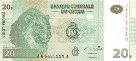 Kongó/Madagaszkár/Zambia 3db modern bankjegy T:I
Congo/Madagascar/Zambia 3pcs of modern banknotes C:...
