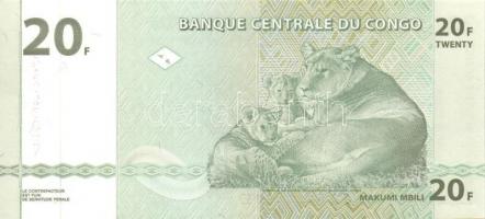 Kongó/Madagaszkár/Zambia 3db modern bankjegy T:I
Congo/Madagascar/Zambia 3pcs of modern banknotes C:...
