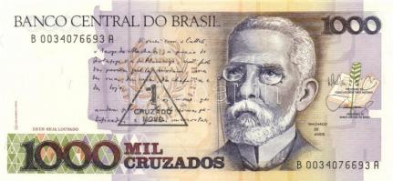 Brazília/Ecuador 3db modern bankjegy T:I,I-
Brazil/Ecuador 3pcs of modern banknotes C:Unc,AU
