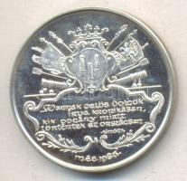 Fritz Mihály (1947-) 1986. "MÉE Szeged / Szeged felszabadítása a török elől" Ag emlékérem ...