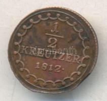 Ausztria/magyar verdejel 1812S 1/2Kr T:2 ph.