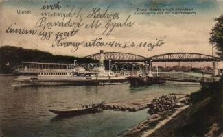 Budapest IV. Újpest hajóállomás (fa)