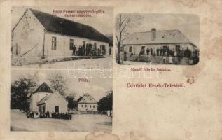 Kerékteleki Papp Ferenc nagyvendéglője és kereskedése, Kemff István lakháza, Fő tér (fa)