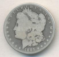 Amerikai Egyesült Államok 1885. 1$ Ag "Morgan" T:4 USA 1885. Morgan Dollar Ag C:G