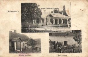 Kálmáncsa Gróf Széchenyi kastély, állatorvosi lak, református paplak (fl)