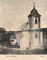 Bodolya, Podolje church; unfolded folding card (fl)