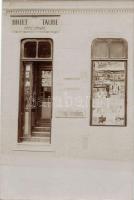 Marie Jahnke's newspaper shop, photo