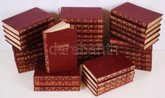 Élő könyvek, magyar klasszikusok sorozat I.-XL. 40 kötet, teljes sorozat. Bp., Franklin. Egységes eg...