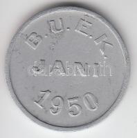 1950. "B.U.É.K. Jani" Al emlékérem (21mm) T:2-