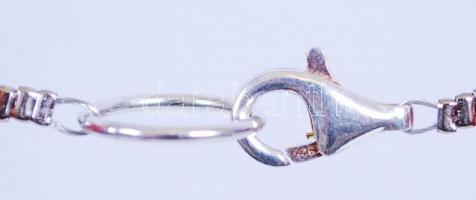 Korall nyaklánc hatalmas szemekből, ezüst (Ag) szerelékkel / 
Large coral necklace with silver acces...