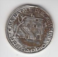 Olaszország DN "Benito Mussolini szülőhelye Predappio" fém emlékérem (23mm) T:2-
Italy ND ...