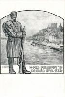 Pozsony Hungarian soldier from the 13rd infantry regiment, s: J. Bortstieber (small tear)