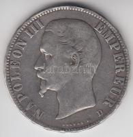 Franciaország / Második Birodalom 1856D 5Fr Ag "III. Napóleon" Lyon (24.53g) T:2-,3 France / Second Empire 1856D 5 Francs Ag "Napoleon III" Lyon (24.53g) C:VF,F