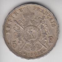 Franciaország / Második Birodalom 1868A 5Fr Ag "III. Napóleon" Párizs (25.12g) T:2,2-
Fran...
