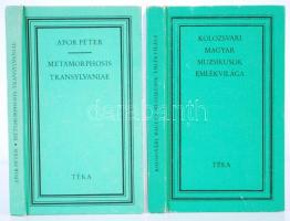 Apos Péter: Metamorphosis Transylvaniae + Kolozsvári magyar muzsikusok emlékvilága. Bukarest, 1978 Téka