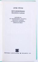 Apos Péter: Metamorphosis Transylvaniae + Kolozsvári magyar muzsikusok emlékvilága. Bukarest, 1978 T...