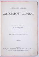 Remekírók képes könyvtára: Niebelung ének I. + Kisfaludy Károly munkái I. Bp., Lampel. Leszik féle l...