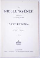 Remekírók képes könyvtára: Niebelung ének I. + Kisfaludy Károly munkái I. Bp., Lampel. Leszik féle l...