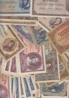 Vegyes pengő tétel, összesen több mint 100db bankjegy T:vegyes