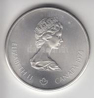 Kanada 1973. 10$ Ag "Montreali olimpia - Zeusz" T:BU Canada 1973. 10 Dollars Ag "Montreal Olympic Games-Zeus" C:BU