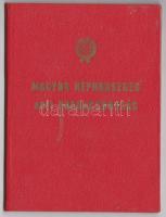 1983 Magyar Néphadsereg 4011 parancsnoka, dicsérő oklevél