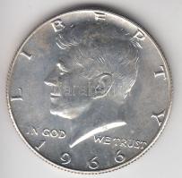 Amerikai Egyesült Államok 1966. 1/2$ Ag "Kennedy" T:1- USA 1966. 1/2 Dollar Ag "Kennedy" C:AU