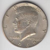 Amerikai Egyesült Államok 1969. 1/2$ Ag "Kennedy" T:2 USA 1969. 1/2 Dollar Ag "Kennedy" C:XF