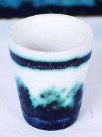 Gorka pálinkás készlet, kerámia, jelzett, hibátlan, h:33 cm, m:5 cm, sz:6 cm / Gorka ceramics set