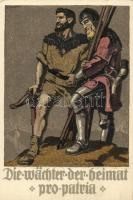 The guardian of the home, Swiss patriotic propaganda, s: Schmupp