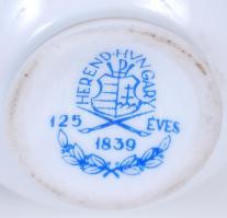 Herendi Viktória mintás mini váza, kézzel festett, jelzett, hibátlan, m:9 cm / Herend porcelain mini...