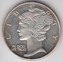 Amerikai Egyesült Államok DN "Liberty" Ag emlékérem (1oz/0.999) T:PP USA ND "Liberty" Ag medallion (1oz/0.999) C:PP