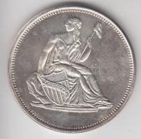 Amerikai Egyesült Államok DN "Ülő Liberty" befektetési Ag emlékérem (1oz/0.999) T:PP USA ND "Sitting Liberty" Ag medallion (1oz/0.999) C:PP