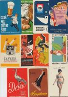 cca 1960 11db kártyanaptár