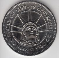 Amerikai Egyesült Államok 1982. "Szabadság szobor" CuNi emlékérem (38mm)T:BU USA 1982. 1 Dollar Ag "Statue of Liberty" CuNi medallion (38mm) C:BU