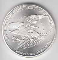 Amerikai Egyesült Államok 1991. "Bill of Rights" Ag emlékérem (1oz/0.999) T:BU
USA 1991. &...
