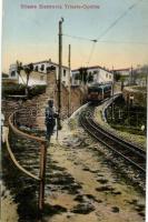 Trieste cogwheel train between Trieste and Villa Opicina