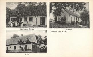 Újlót the shop of Czapla, school, post office