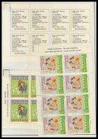 1980 3 klf Abortusz elleni levélzáró 8-as tömb