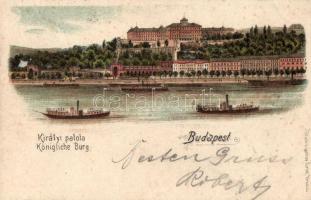 Budapest I. Királyi Várpalota litho (Rb)