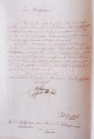 1853 A Csehországi Gyümölcskertészek Egyesületének oklevele Johann Siebenfreund nagyszombati kertész...