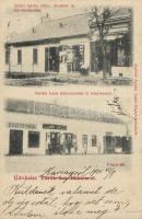 Törökszentmiklós Piac tér; Zeisler Ignác és Kardos Lajos kereskedései