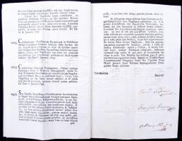 1799 Helytartótanácsi leírat Szentiványi Ferenc, Sáros vármegye főispánja, országbíró, Darvas Ferenc...