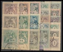 1898 20 db klf illetékbélyeg