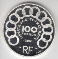 Franciaország 1992. 100Fr/15E Ag "Jean Monet" T:PP
France 1992. 100 Francs / 15 Ecus Ag &q...